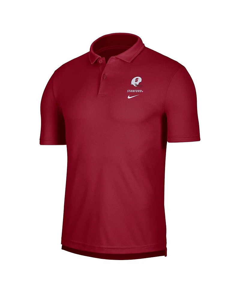 Men's Nike Cardinal Stanford Cardinal Uv Performance Polo Shirt