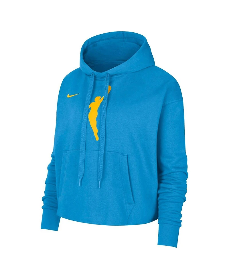 Women's Nike Wnba Logowoman Team 13 Cropped Pullover Hoodie