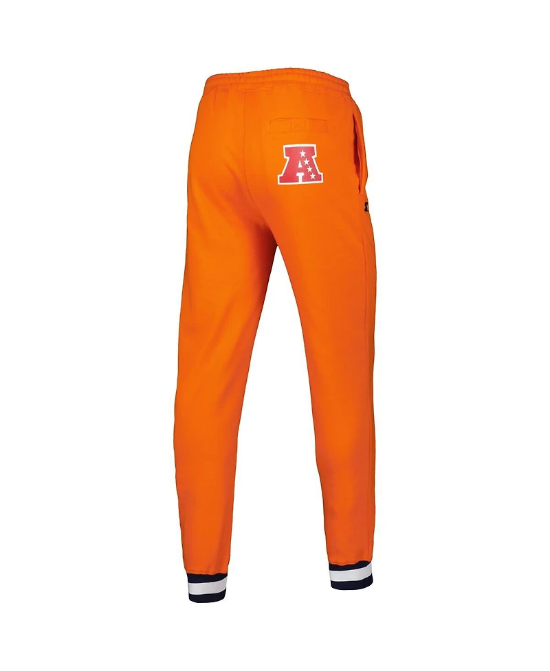 Men's Starter Orange Denver Broncos Blitz Fleece Jogger Pants