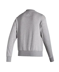 Women's adidas Heathered Gray Texas A&M Aggies Vintage-Like Circle Pullover Sweatshirt