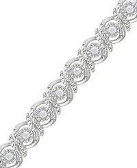 Diamond Swirl Tennis Bracelet (1/2 ct. t.w.)