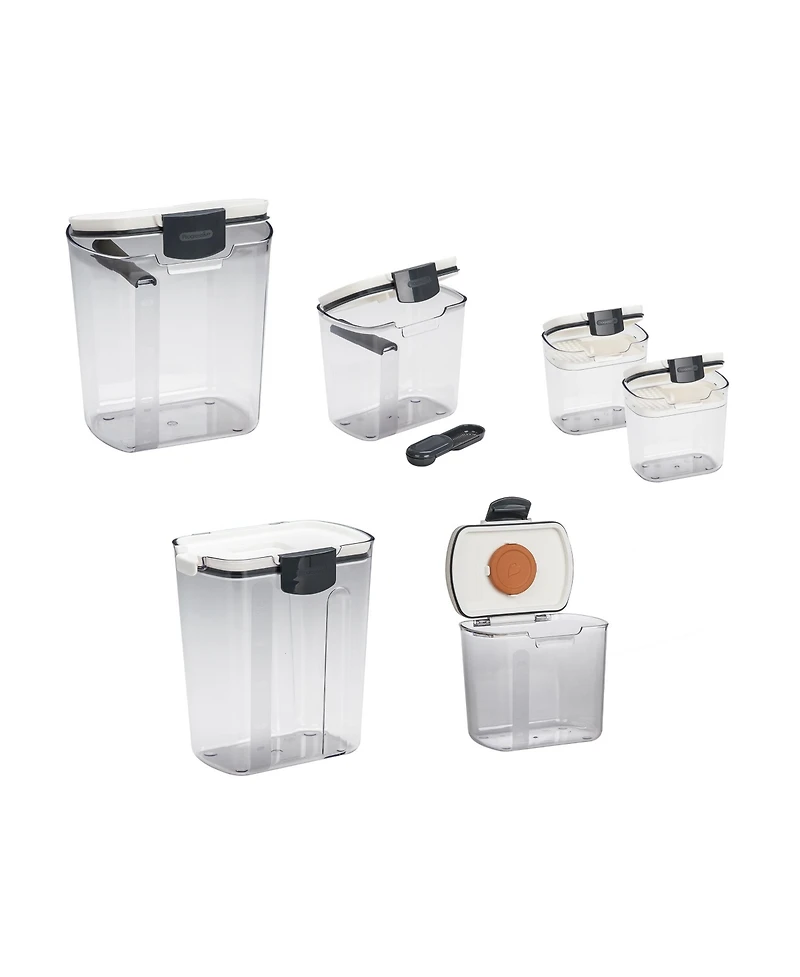 Prepworks ProKeeper 6 Piece Airtight Food Pantry Storage Container Set