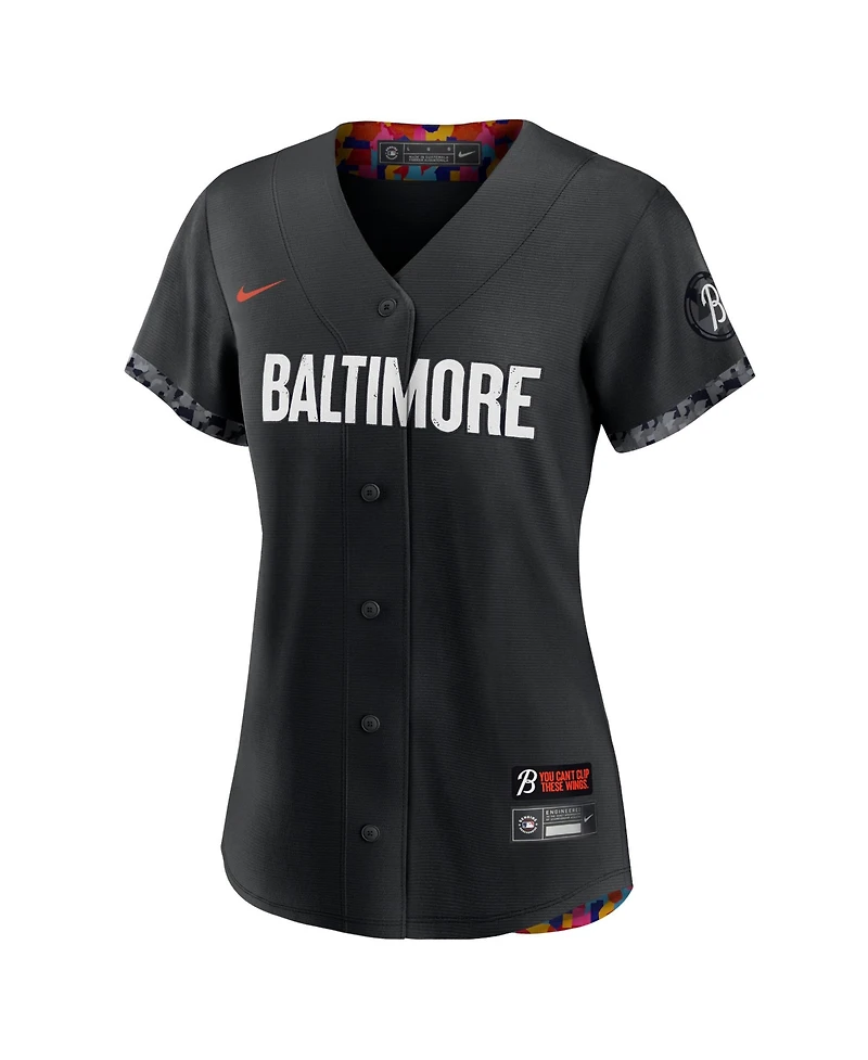 Women's Nike Black Baltimore Orioles 2023 City Connect Replica Jersey