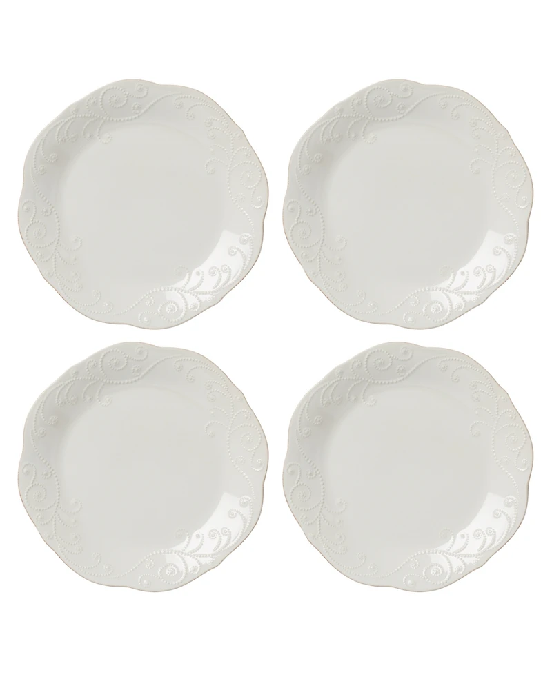 Lenox French Perle Dinner Plates, Set of 4