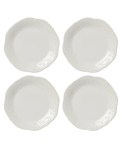 Lenox French Perle 4-Piece Dinner Plate Set