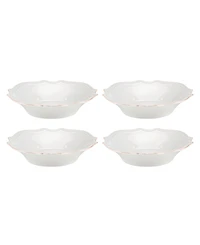 Lenox French Perle Bead Pasta Bowls, Set Of 4