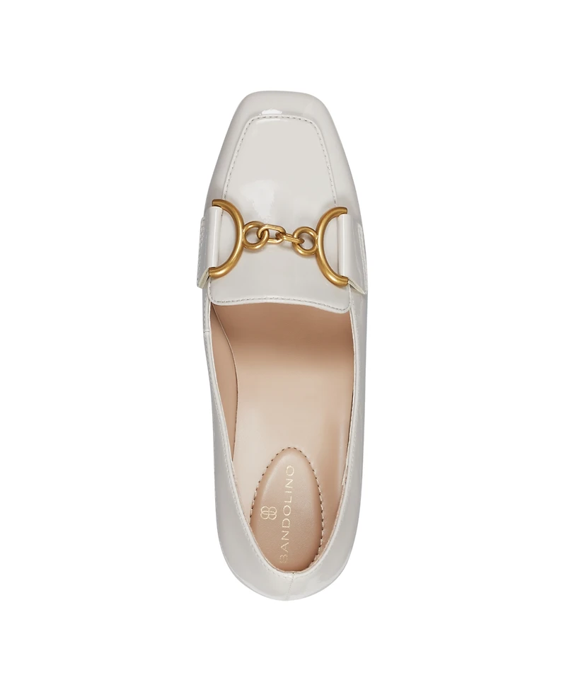 Bandolino Women's Lucien Bit Block Heel Loafers