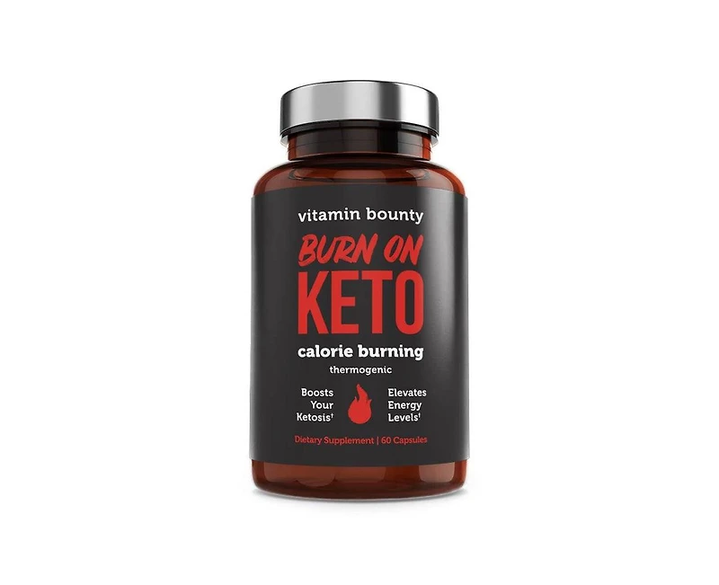 Burn on Keto - Calorie Burning Thermogenic - Veggie Capsules