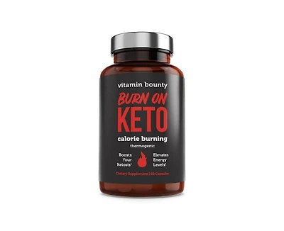 Burn on Keto - Calorie Burning Thermogenic - Veggie Capsules
