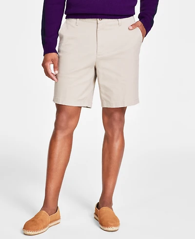 Nautica Classic-Fit 8.5" Stretch Chino Flat-Front Deck Short