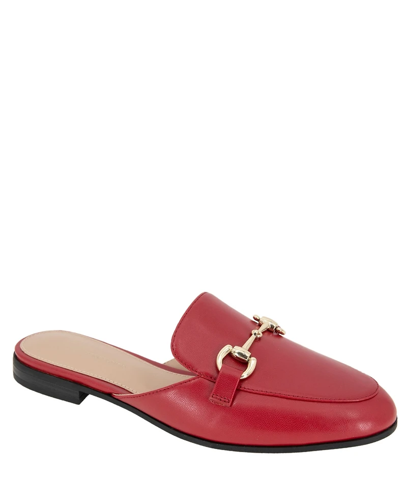 BCBGeneration Women's Zorie Tailored Slip-On Loafer Mules