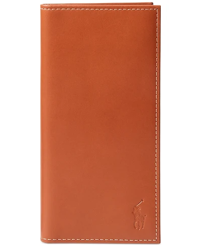 Polo Ralph Lauren Men's Burnished Leather Narrow Wallet