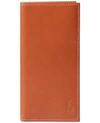 Polo Ralph Lauren Men's Burnished Leather Narrow Wallet