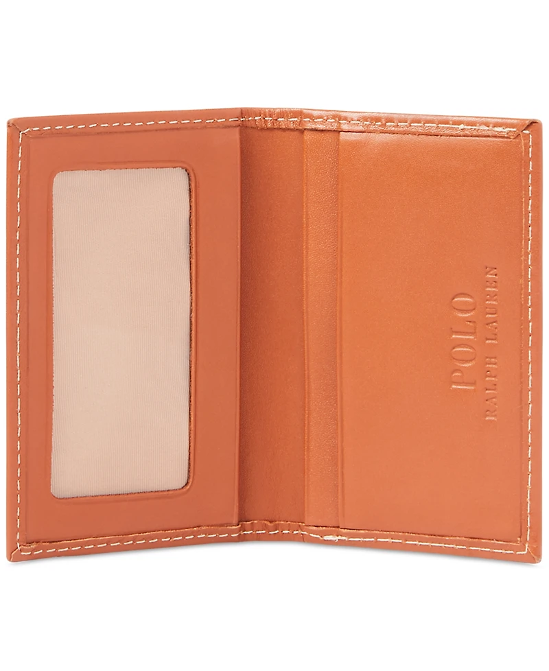 Polo Ralph Lauren Men's Burnished Leather Card Wallet