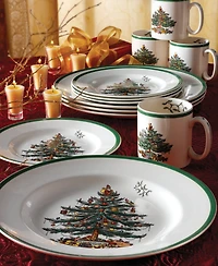 Spode Christmas Tree 12 Pc. Dinnerware Set, Service for 4