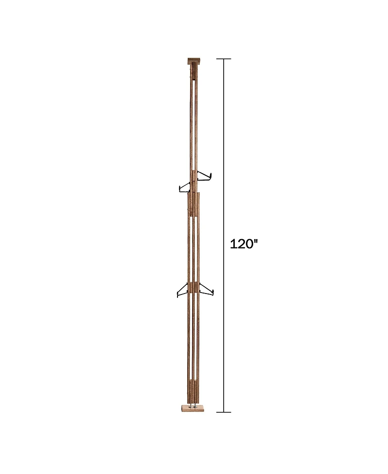 Bike Rack - Adjustable Wood Hanger for Storing or Displaying Bicycles