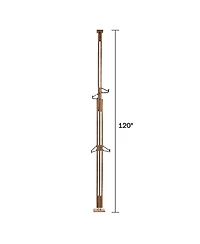 Bike Rack - Adjustable Wood Hanger for Storing or Displaying Bicycles