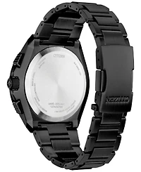 Citizen Eco-Drive Men's Chronograph Promaster Air Skyhawk Black-Tone Stainless Steel Bracelet Watch 46mm
