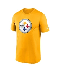 Men's Nike Gold Pittsburgh Steelers Legend Logo Performance T-shirt