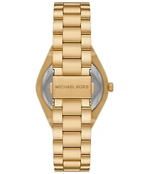 Michael Kors Women's Lennox Quartz Three-Hand Gold-Tone Stainless Steel Watch 37mm