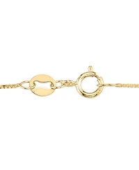 Sirena Diamond Solitaire Two-Tone 18" Pendant Necklace (1/4 ct. t.w.) in 14k Two-Tone Gold