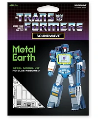 Fascinations Metal Earth 3D Metal Model Kit Transformers Color Soundwave