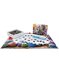 Eurographics Incorporated Knittin' Kittens Large Pieces Puzzle, 500 Pieces