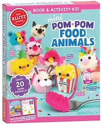 Klutz Mini Pom-Pom Food Animals Set