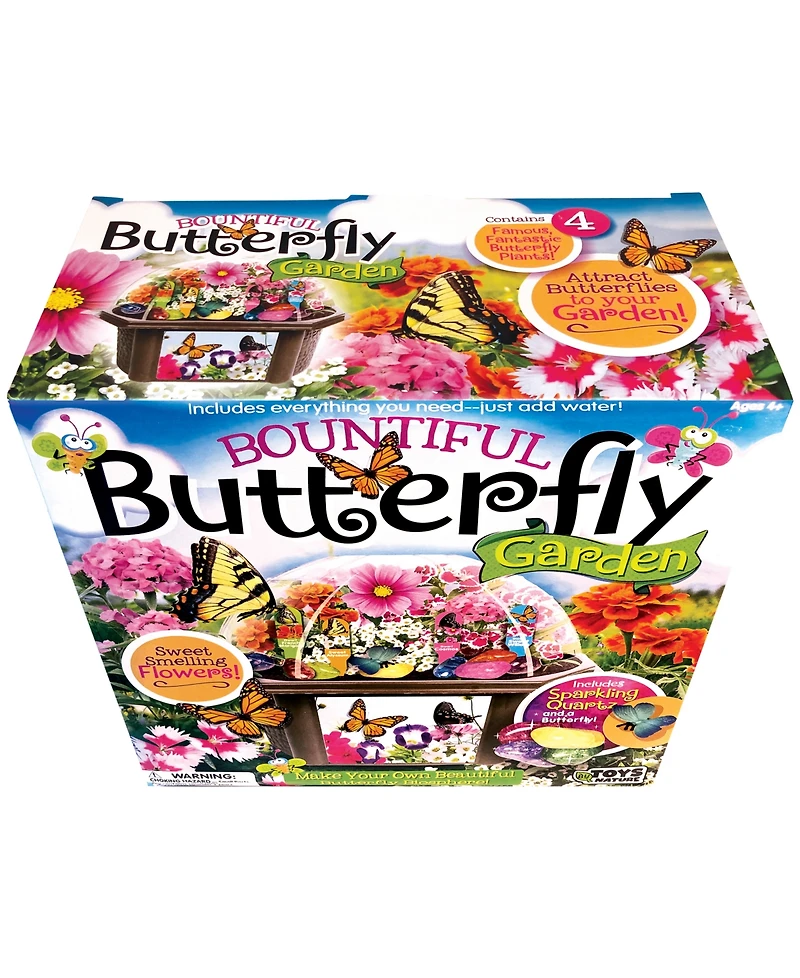 Toys By Nature Biosphere Terrarium Bountiful Butterfly Garden Plant Kit
