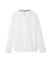 French Toast Toddler Girls Long Sleeve Modern Peter Pan Collar Blouse