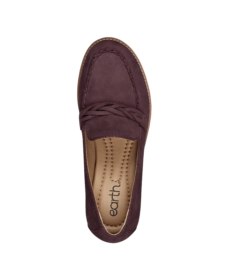 Earth Women's Edie Braided Slip-On Loafers