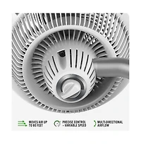 Vornado Air Vornado 10 inch Energy Smart Mid-Size Air Circulator White Pedestal Fan
