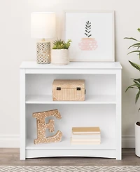 Prepac 31.5" 2-Shelf Composite Wood Home Office Standard Bookcase
