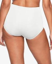 Warners No Pinching No Problems Dig-Free Comfort Waist with Lace Microfiber Brief RS7401P