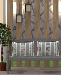 Vibhsa Linden Street Jacquard Woven Decorative Pillow, 14'' x 20''