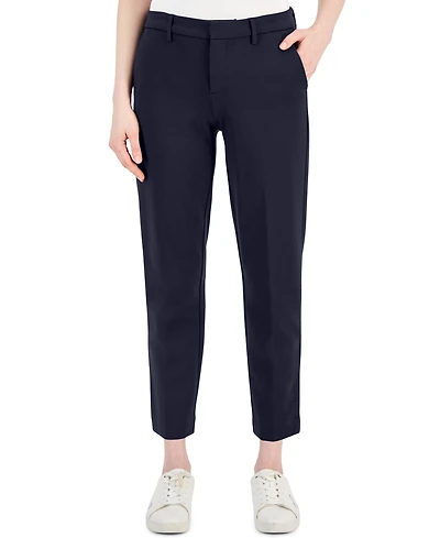Tommy Hilfiger Women's Th Flex Straight-Leg Ankle Ponte Pants