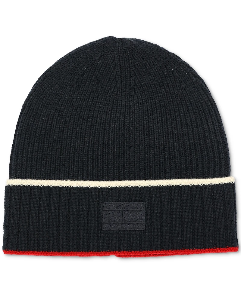 Tommy Hilfiger Men's Tipped Beanie & Scarf Set