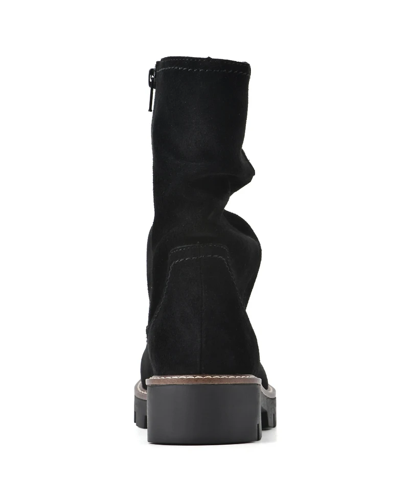 White Mountain Women's Glean Lug Sole Mid Shaft Boots