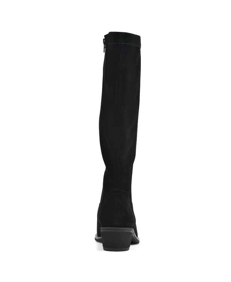 White Mountain Women's Altitude Wide Calf Knee High Boots