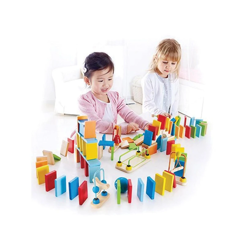 Hape Dynamo Dominoes Construction Set - 107 Pieces