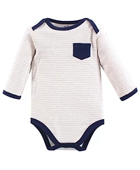 Touched by Nature Baby Boys 3Pk Organic Bodysuits
