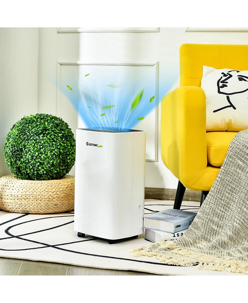 Pints 1500 Sq. Ft Portable Dehumidifier For Medium To Large Spaces