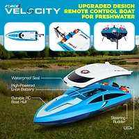 Force1 Velocity Fast Rc Boat - Blue