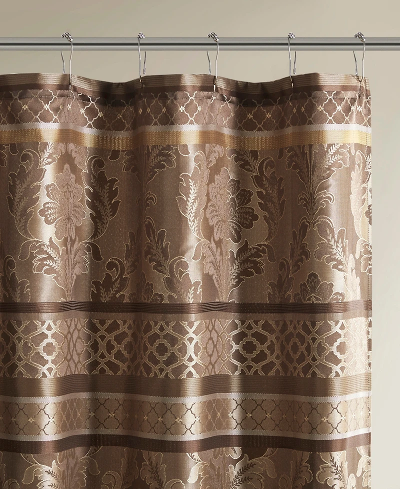 Madison Park Bellagio Jacquard Shower Curtain, 72" x 72"