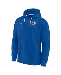 Men's and Women's Fanatics Signature Royal Chicago Cubs Super Soft Fleece Pullover Hoodie