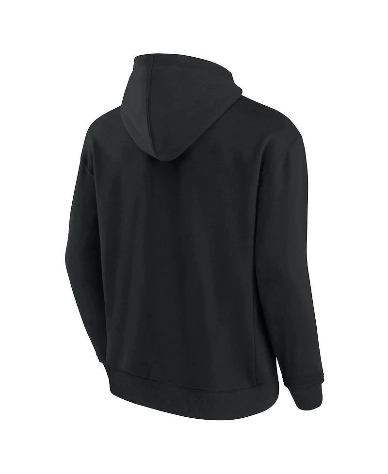 Men's and Women's Fanatics Signature Black Cincinnati Bengals Super Soft Fleece Pullover Hoodie
