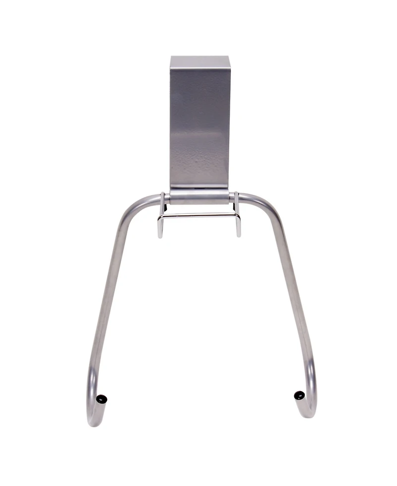 Household Essentials Over-The-Door Iron and Ironing Board Holder, Chrome