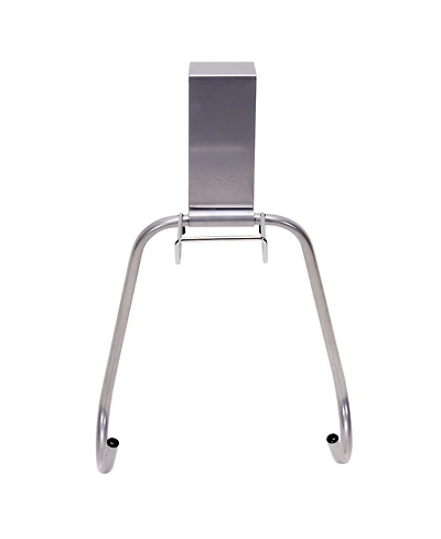 Household Essentials Over-The-Door Iron and Ironing Board Holder, Chrome