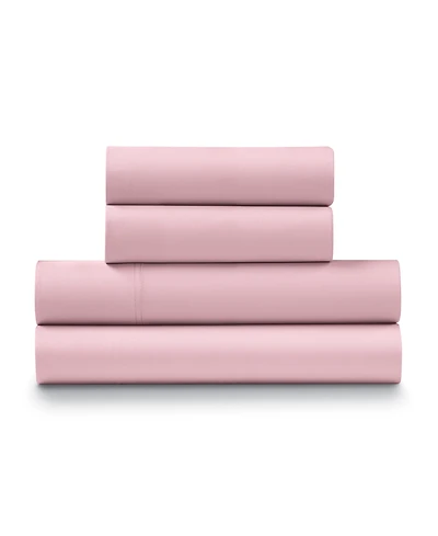 Ella Jayne Percale Cool and Crisp 300 Thread Count 100% Cotton 4-Pc. Sheet Set