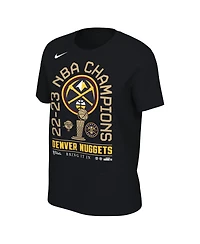 Women's Nike Black Denver Nuggets 2023 Nba Finals Champions Locker Room T-shirt
